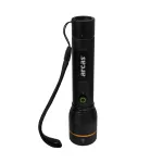K&auml;eshoitav taskulamp 1000 lm, 10 W, USB-C laetav, must, ARCAS