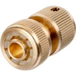 Messingist liitmik STOP-mehhanismiga 1/2"