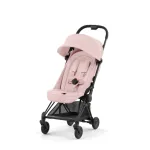 Cybex Coya jalutusk&auml;ru virsiku-roosa, mattmusta raamiga