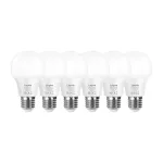 LEPRO 100089-WW-EU-6 LED-pirn, E27, A60, 8,5W (60W), 806 lm, 2700K (soe), 180&deg;, universaalne 6-pakk