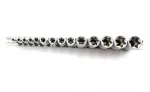 T&auml;heotsikute komplekt 1/4", 3/8", 1/2", 14-osaline metallhoidjaga (S06H414S, JONNESWAY)