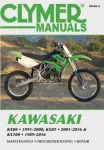 Kawasaki KX80 (1991-2000), KX85/85-II (2001-2016) & KX100 (1989-2016) Service Repair Manual