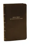 KJV Holy Bible: Pocket New Testament with Psalms and Proverbs, Brown Leatherflex, Red Letter, Comfort Print: King James Version
