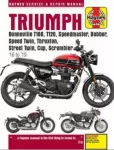 Triumph Bonneville T100, T120, Speedmaster, Bobber, Speed Twin, Thruxton, Street Twin, Cup, Scrambler (16 to 19), 16 to 19