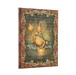 2026 The Brothers Grimm, Frog Prince (Fairy Tale Collection) Midi 12-month Verso Hardcover Flexi Dayplanner 2026 (Elastic Band Closure)