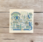 Julia Gash Wooden Coaster - Bath