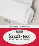 kraft-tex (TM) Basics Roll, White