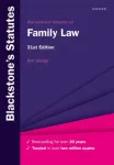 Blackstone's Statutes on Family Law