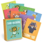 Em & Friends Thank You Around the World, Box of 8 Assorted