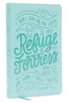 NKJV, Thinline Youth Edition Bible, Verse Art Cover Collection, Turquoise Leathersoft, Red Letter, Comfort Print