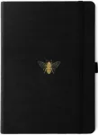 Dingbats B5 Bee - Black Lined Notebook