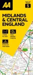 AA Road Atlas Midlands & Central England