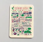 Julia Gash Wooden Magnet - Edinburgh