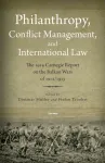 Philanthropy, Conflict Management and International Law