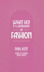 What Ho! P. G. Wodehouse on Fashion