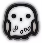 Pin Badge - Harry Potter Kawaii (Hedwig)