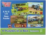 4 puzzles in a box - Tractor Ted