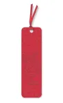 Alice's Adventures in Wonderland: White Rabbit Artisan Art Vegan Leather Bookmarks (pack of 10)