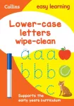 Lower Case Letters Age 3-5 Wipe Clean Activity Book, Ideal for Home Learning