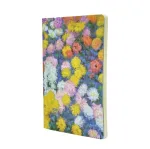 Monet&rsquo;s Chrysanthemums A4 Lined Cahier