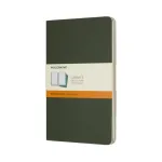 Moleskine Myrtle Green Large Ruled Cahier Journal (set Of 3)