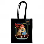 Steven Rhodes (Demon Cat) Black Tote Bag