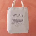Pemberley Book Plate Illustration Tote Bag