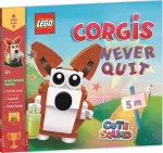LEGO&reg; Books: Cute Squad: Corgis Never Quit (with corgi mini-build and over 55 LEGO&reg; elements)