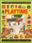 Sticker and Color-in Playbook: Playtime