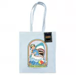 Steven Rhodes (Stay Positive) Pastel Blue Tote Bag