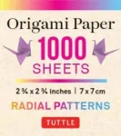 Origami Paper Color Bursts 1,000 sheets 2 3/4 in (7 cm)