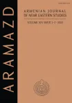 ARAMAZD: Armenian Journal of Near Eastern Studies Volume XIV.1-2 2020