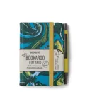Bookaroo - A7 Baby Notebook & Pen - Forest & Chart - Marble