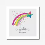 Pretty Lilly Congratulations Rainbow Star