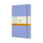 Moleskine Large Ruled Hardcover Notebook: Hydrangea Blue