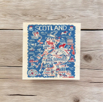 Julia Gash Wooden Coaster - Scotland