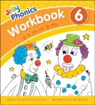 Jolly Phonics Workbook 6, in Precursive Letters (British English edition)