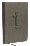 NKJV, Thinline Bible, Compact, Leathersoft, Black, Red Letter, Comfort Print