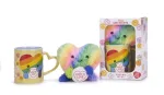 Love Hearts Rainbow Heart Mug And Plush Set