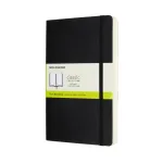 Moleskine Expanded Large Plain Softcover Notebook: Black