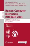 Human-Computer Interaction &ndash; INTERACT 2023