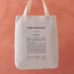Pride and Prejudice Chapter One Tote Bag