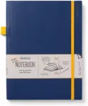 Bookaroo Bigger Things Notebook Journal - Navy
