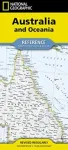 National Geographic Australia and Oceania Map (Folded with Flags and Facts)