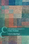 Cambridge Companion to the Poem