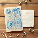 Julia Gash Wooden Postcard - Bath