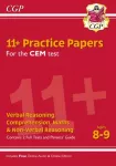 11+ CEM Practice Papers - Ages 8-9 (with Parents' Guide & Online Edition)