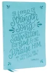 NKJV, Thinline Bible, Verse Art Cover Collection, Leathersoft, Teal, Red Letter, Comfort Print