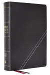 KJV, Word Study Reference Bible, Bonded Leather, Black, Red Letter, Comfort Print
