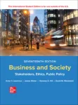 Business and Society: Stakeholders Ethics Public Policy ISE